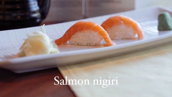 Rosewood Salmon Nigiri