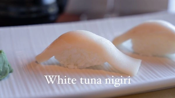 Rosewood White Tuna Nigiri