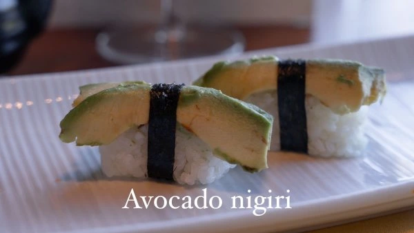 Rosewood Avocado Nigiri