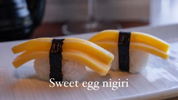 Rosewood Sweet Egg Nigiri